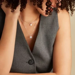 Collier Angeles Argent Blanc Oxyde De Zirconium|Marc Orian Online