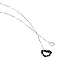 Collier Anissa Argent Blanc Céramique Et Oxyde De Zirconium|Marc Orian Outlet