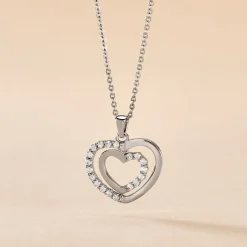 Collier Annabelle Argent Blanc Oxyde De Zirconium