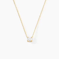 Collier Aphrodite Ld Or Jaune Diamant Synthétique