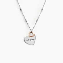 Collier Argent Bicolore Nura|Marc Orian Hot