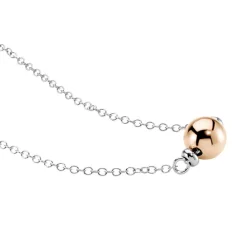 Collier Argent Bicolore Pelage|Marc Orian Hot