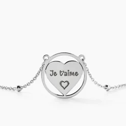 Collier Argent Blanc Akosua