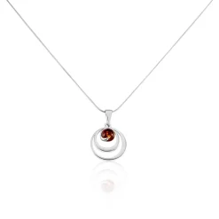 Collier Argent Blanc Alanna Ambre|Marc Orian