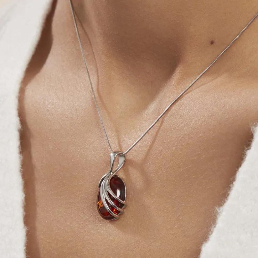 Collier Argent Blanc Aleina Ambre|Marc Orian Best