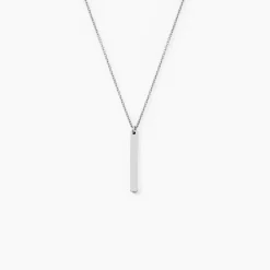 Collier Argent Blanc Fedor