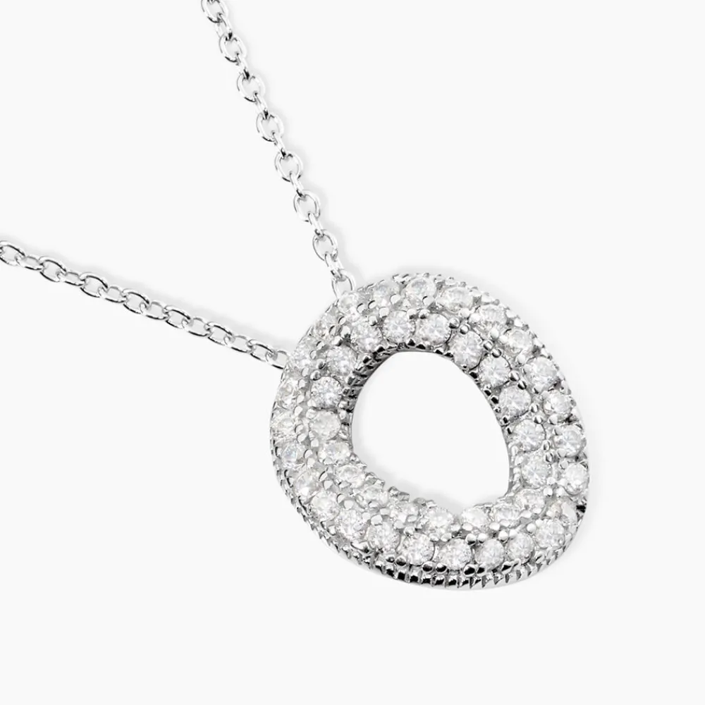 Collier Argent Blanc Irenaeus Oxydes De Zirconium|Marc Orian Sale