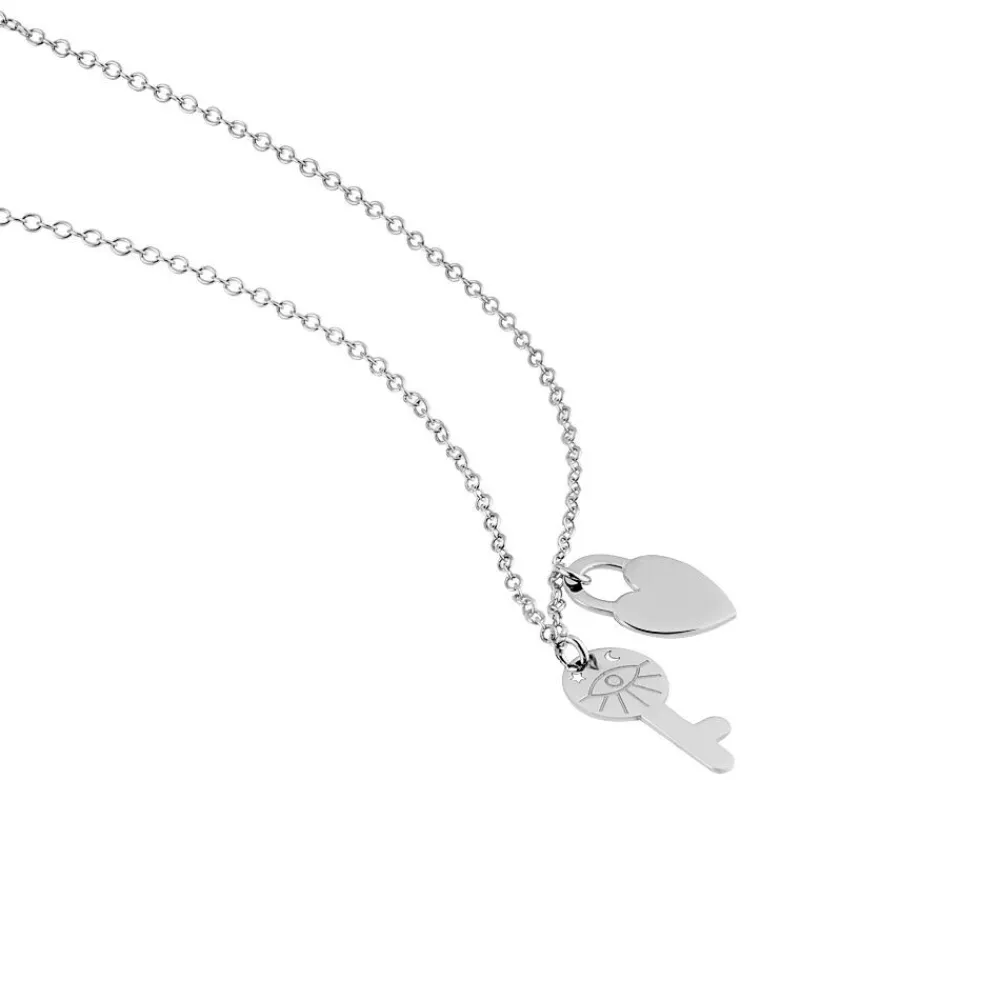 Collier Argent Blanc Jim|Marc Orian Best