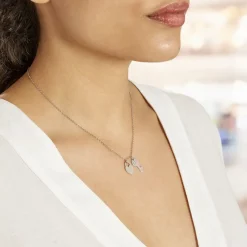 Collier Argent Blanc Jim|Marc Orian Best