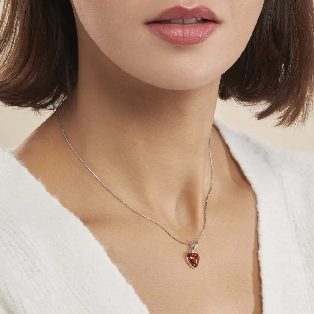 Collier Argent Blanc Karyl Ambre|Marc Orian Clearance