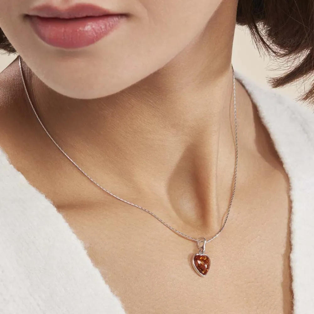 Collier Argent Blanc Karyl Ambre|Marc Orian Clearance