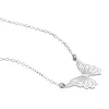 Collier Argent Blanc Liseron