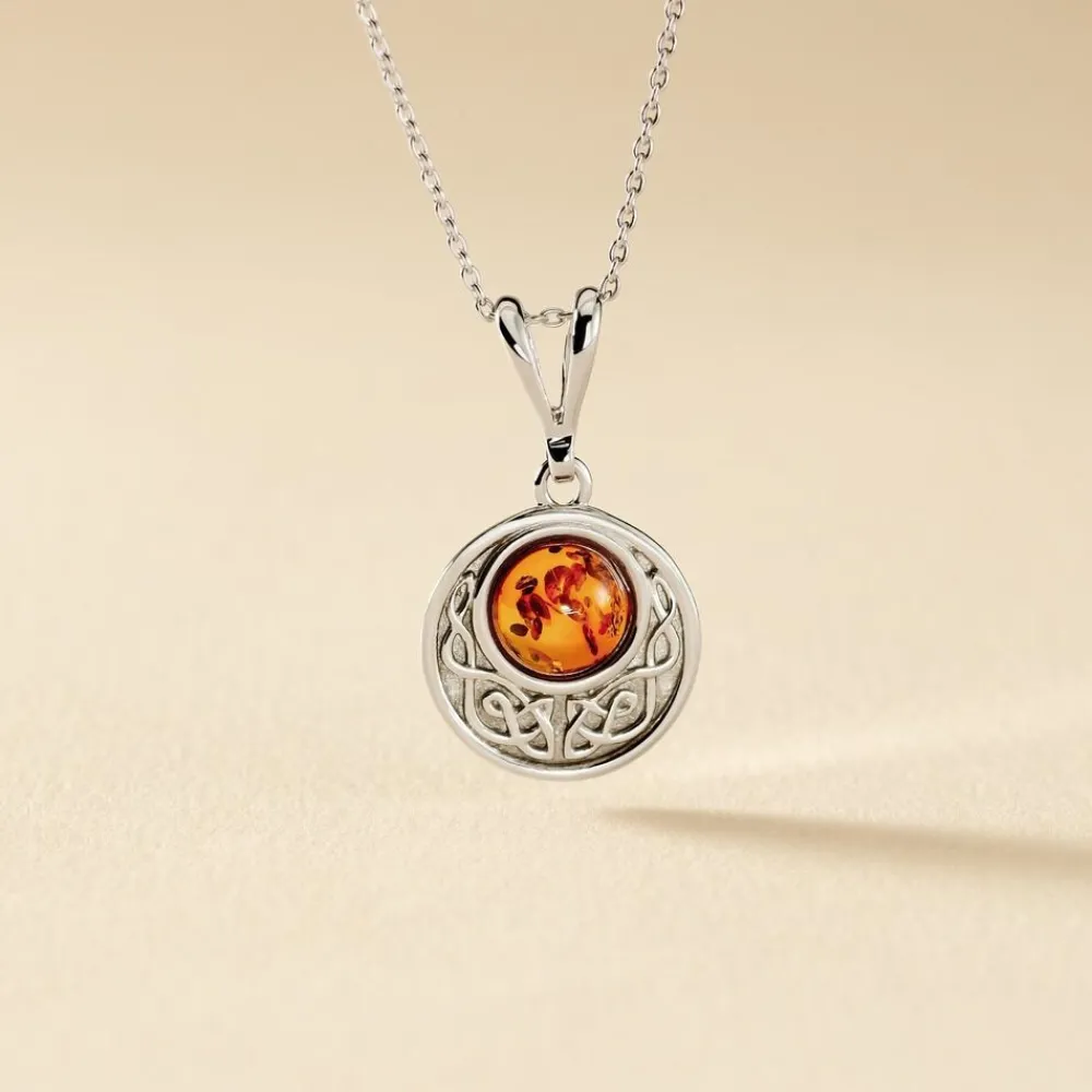 Collier Argent Blanc Mystica Ambre|Marc Orian Outlet