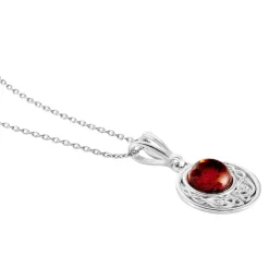 Collier Argent Blanc Mystica Ambre|Marc Orian Outlet