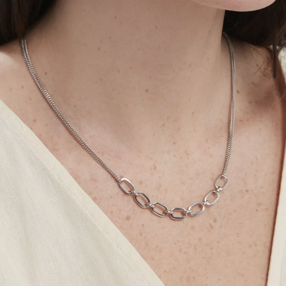 Collier Argent Blanc Nos|Marc Orian