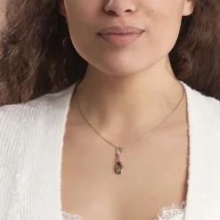 Collier Argent Blanc Odilon Ambre|Marc Orian Online