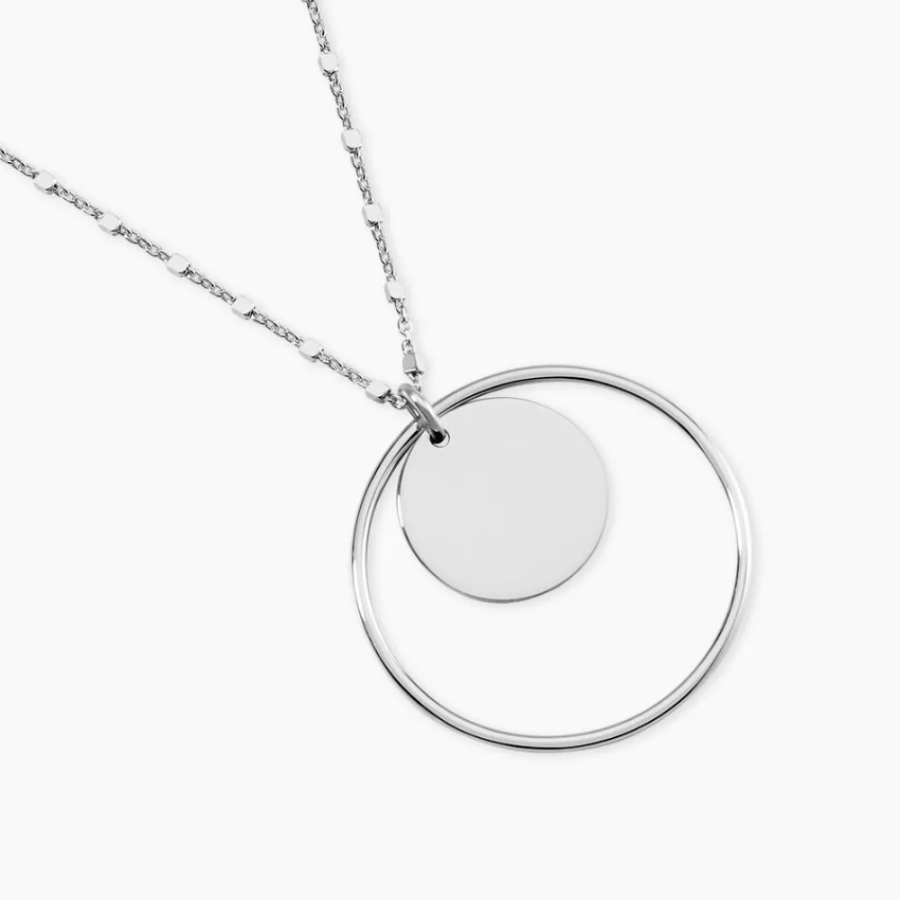 Collier Argent Blanc Ortensia|Marc Orian Clearance