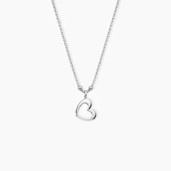 Collier Argent Blanc Ossia