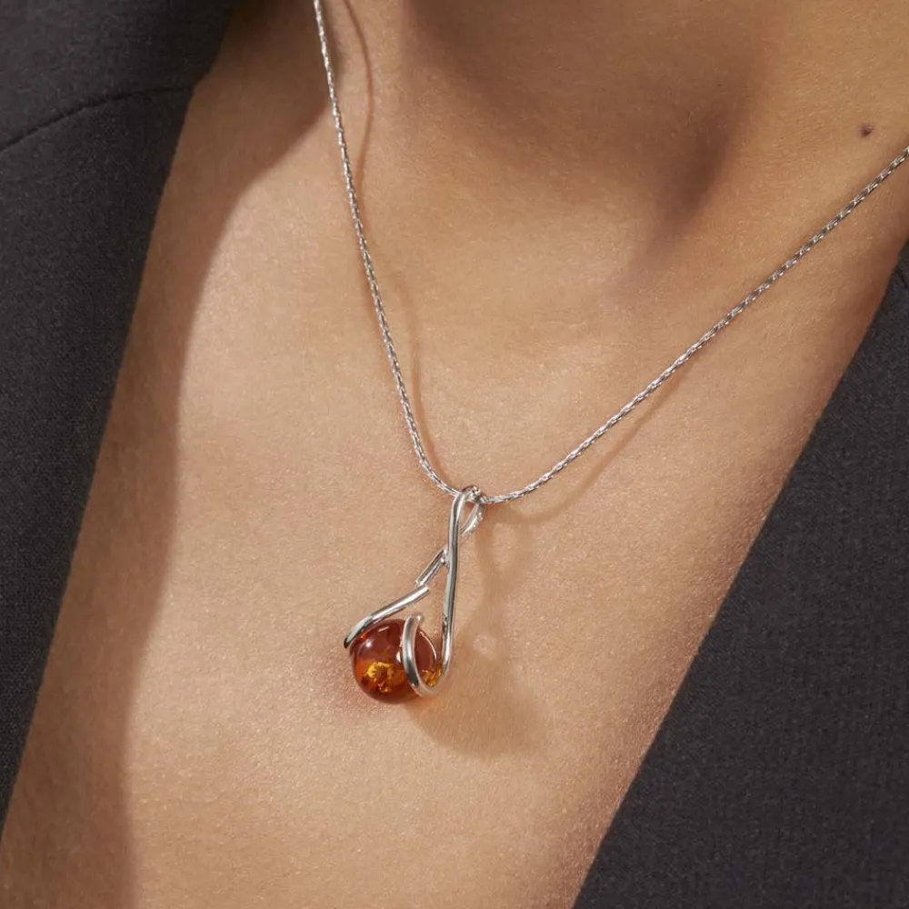 Collier Argent Blanc Simona Ambre|Marc Orian Clearance