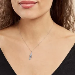 Collier Argent Blanc Stieg|Marc Orian Online