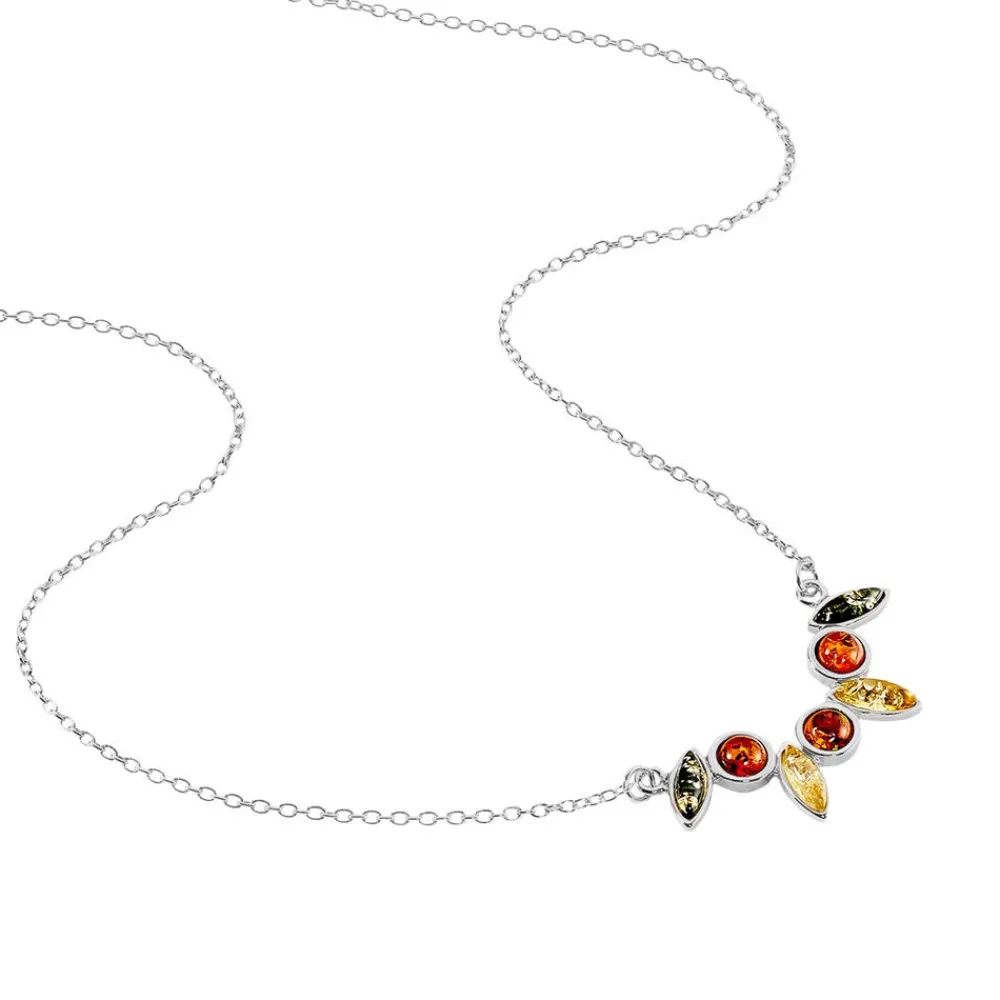 Collier Argent Blanc Sylvaincine Ambre|Marc Orian Best