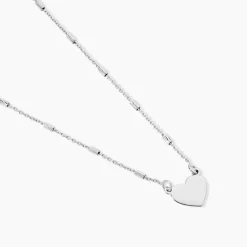 Collier Argent Blanc Taneka