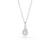 Collier Argent Blanc Tania Oxydes De Zirconium