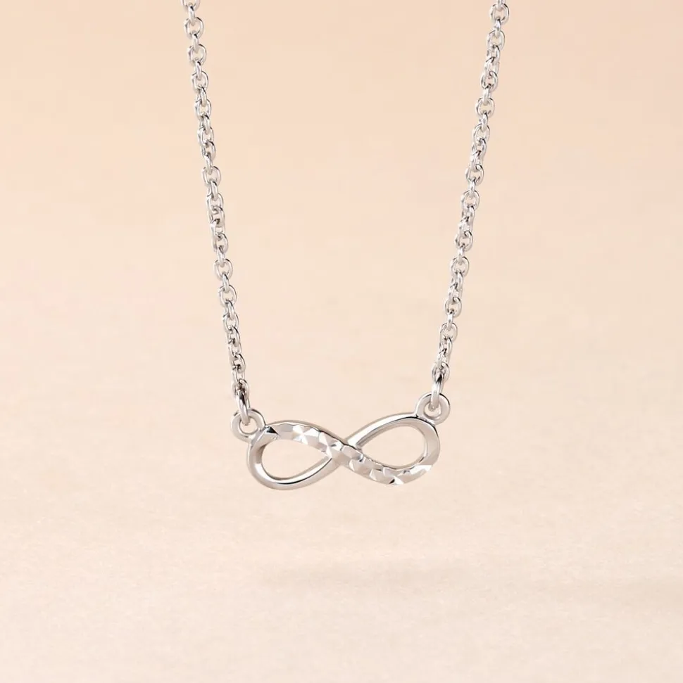 Collier Argent Blanc Teoxane
