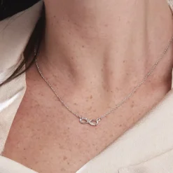 Collier Argent Blanc Teoxane