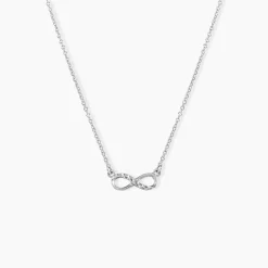 Collier Argent Blanc Teoxane