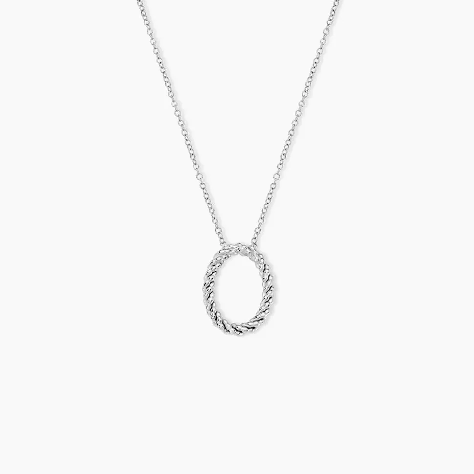 Collier Argent Blanc Unai