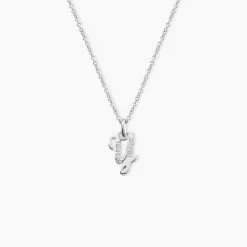 Collier Argent Fifi Oxydes De Zirconium