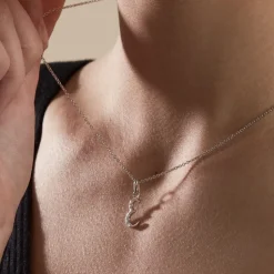 Collier Argent Fifi Oxydes De Zirconium