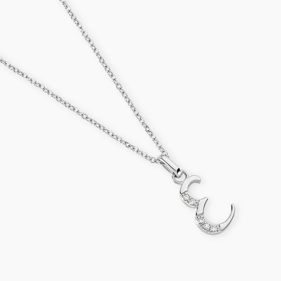 Collier Argent Fifi Oxydes De Zirconium