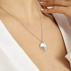 Collier Argent Gaillet Oxydes De Zirconium|Marc Orian Sale