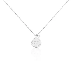 Collier Argent Glannon Oxyde De Zirconium