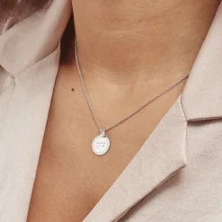 Collier Argent Glannon Oxyde De Zirconium
