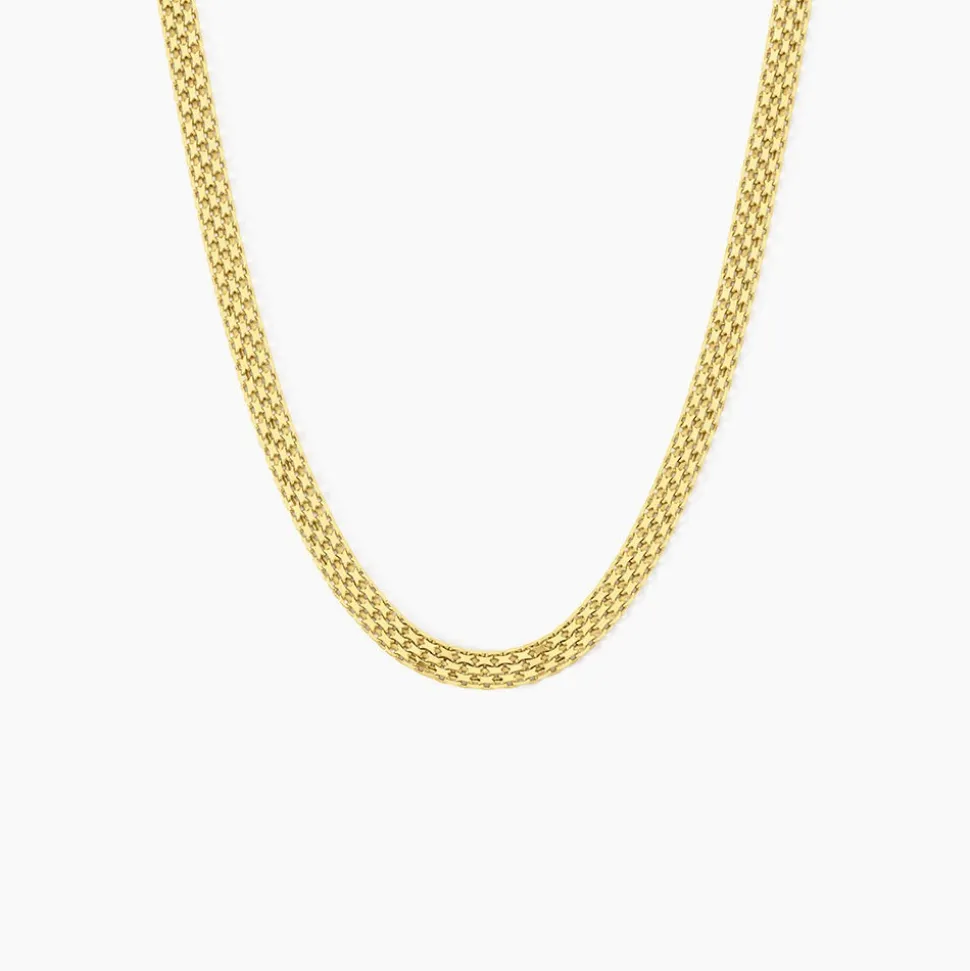 Collier Argent Jaune Carola