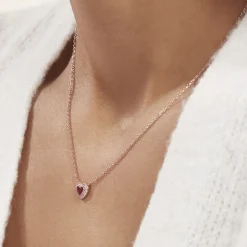 Collier Argent Rose Astor Oxydes De Zirconium|Marc Orian Outlet