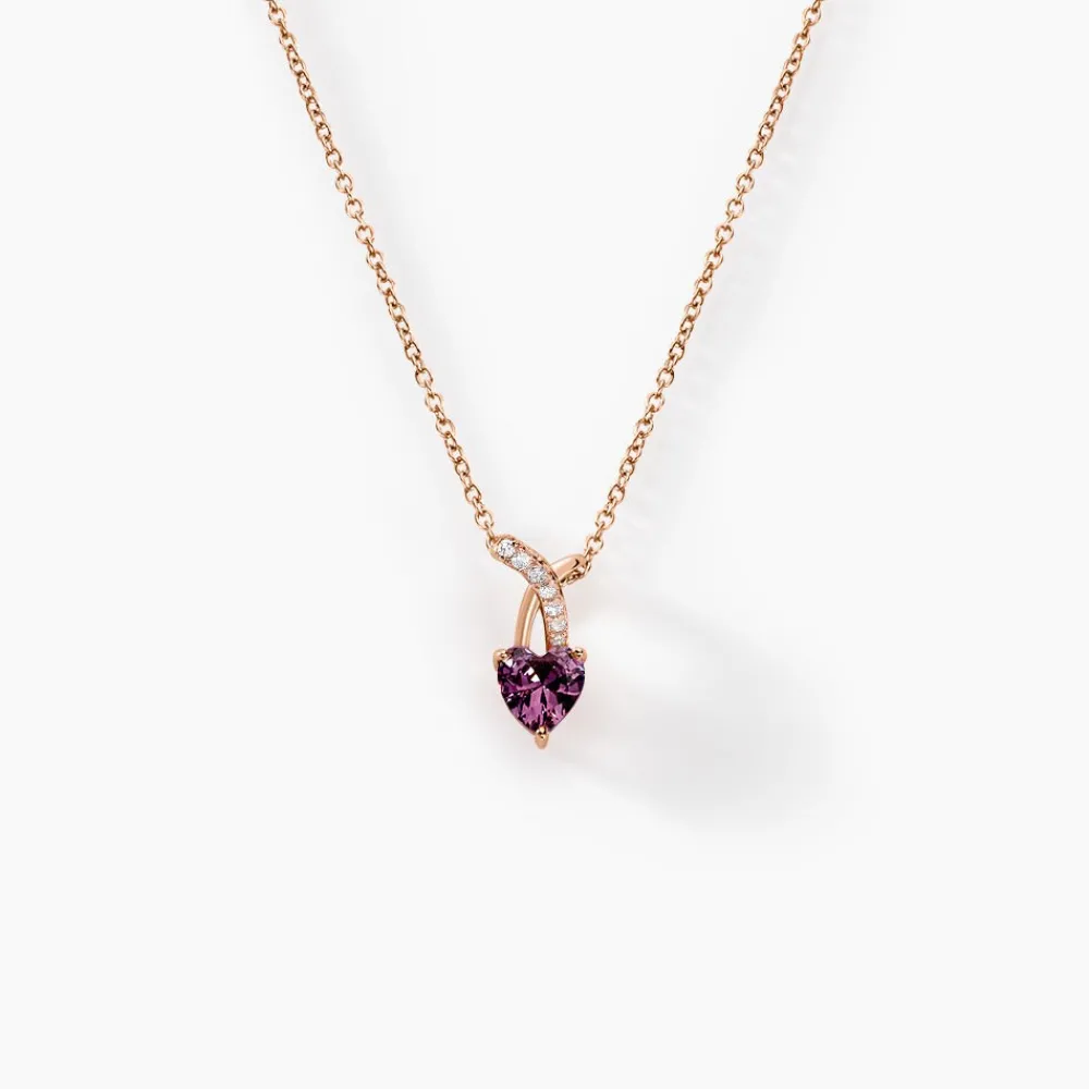 Collier Argent Rose Avalon Oxyde De Zirconium|Marc Orian