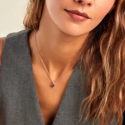 Collier Argent Rose Avalon Oxyde De Zirconium|Marc Orian