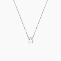 Collier Argent Tancelin Oxydes De Zirconium