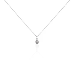 Collier Argent Tania Oxydes De Zirconium