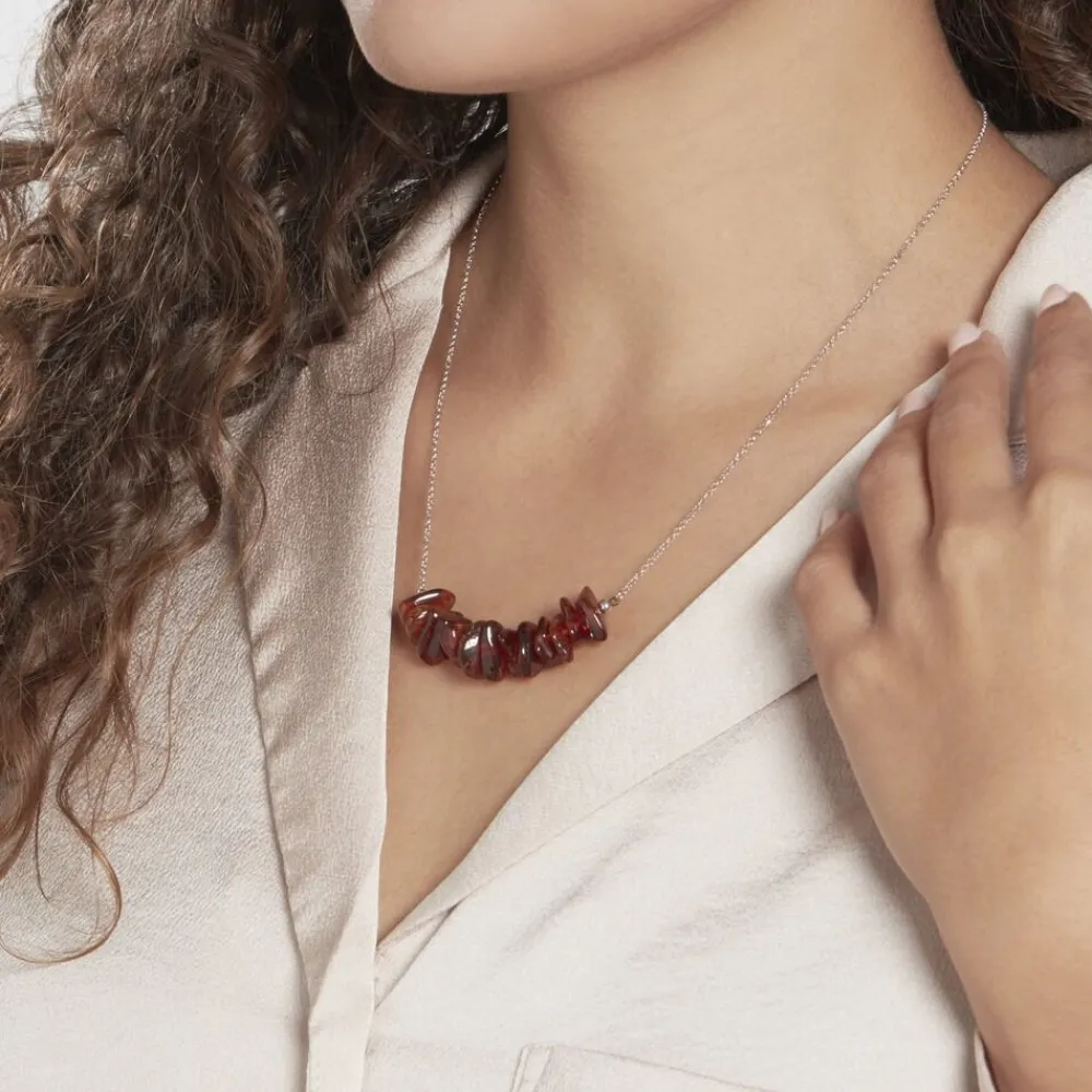 Collier Argent Ursan Ambre|Marc Orian Outlet