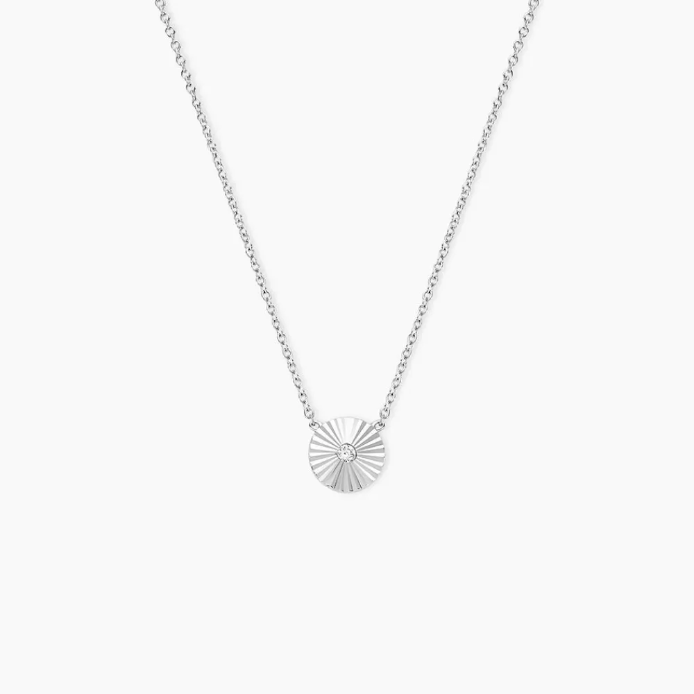 Collier Argent Valente Oxydes De Zirconium|Marc Orian Online