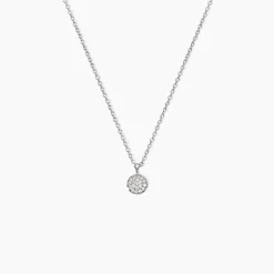 Collier Argent Victorin Oxydes De Zirconium