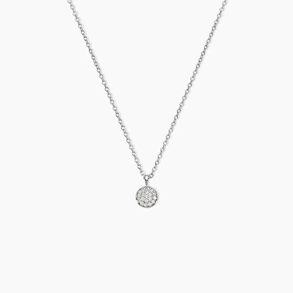 Collier Argent Victorin Oxydes De Zirconium