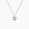 Collier Ariah Argent Blanc