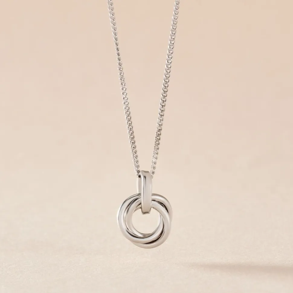 Collier Ariah Argent Blanc