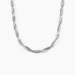 Collier Arkady Argent Blanc|Marc Orian